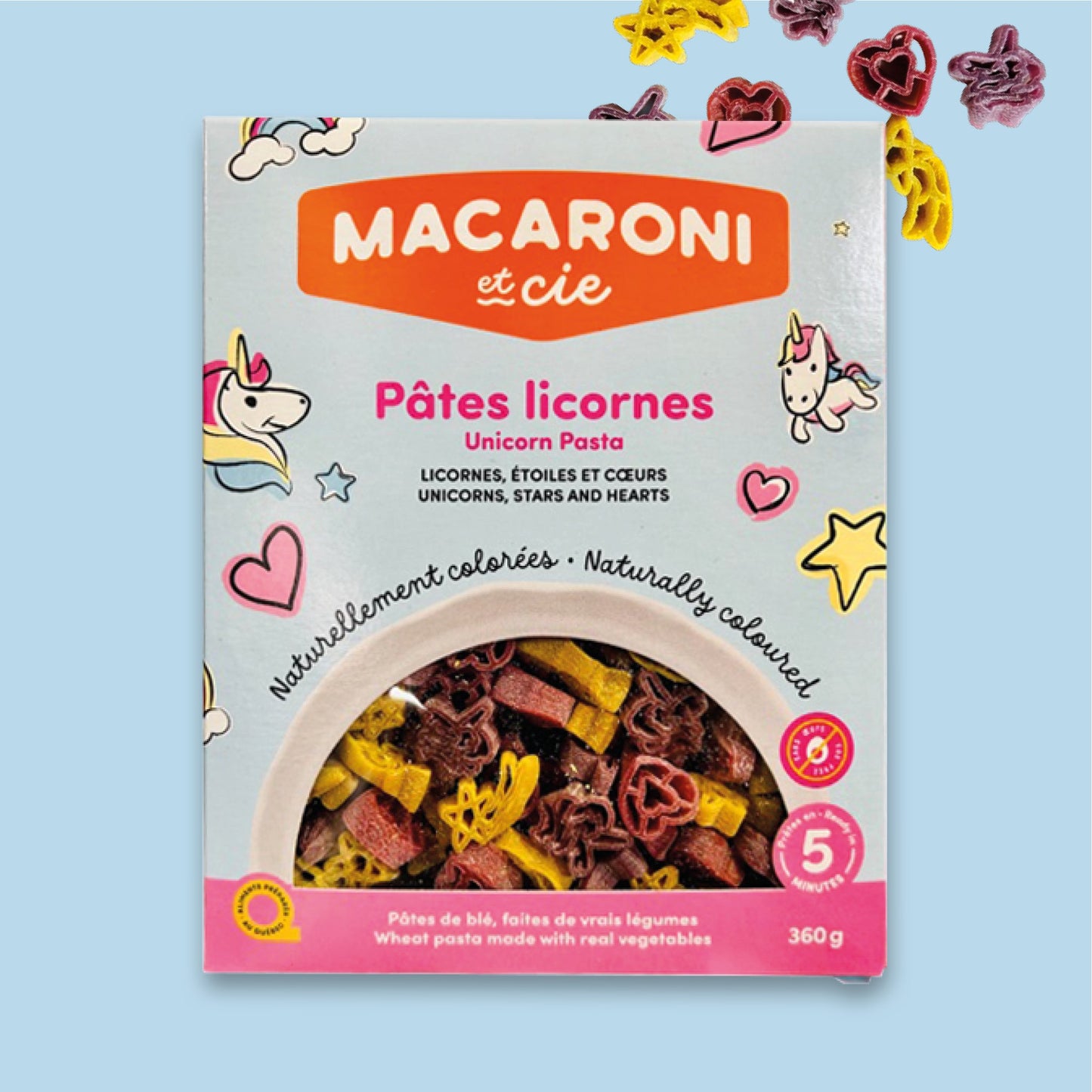 Pâtes en forme de licorne - Vrac