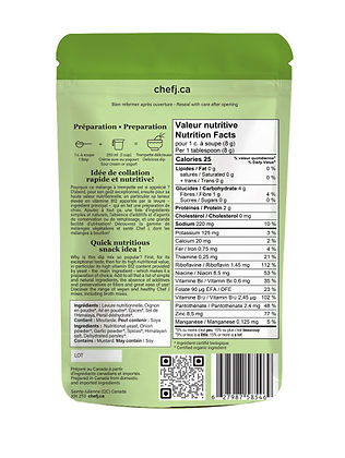Mélange à trempette à saveur d'aneth