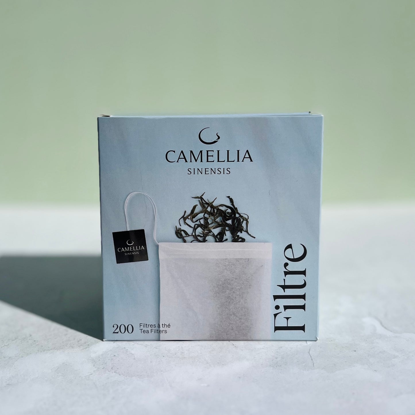 Sachet de thé en papier compostables Camellia Sinensis