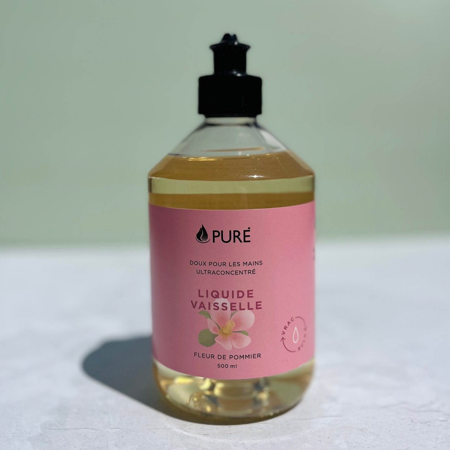 Liquide vaisselle et mains