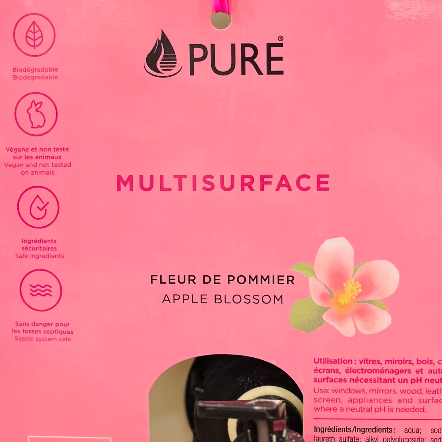 Nettoyant multisurface prêt à usage Pure - Vrac