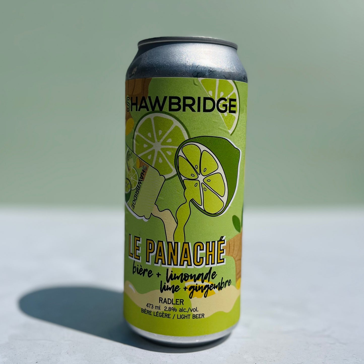 Le panaché - lime + gingembre (consigne de 0,10$)