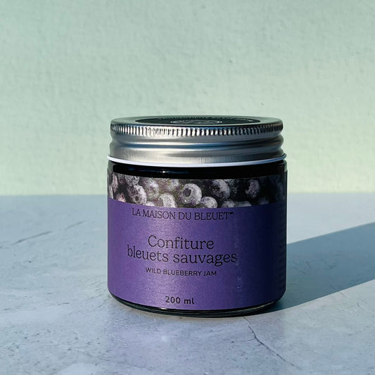Confiture de bleuets sauvages