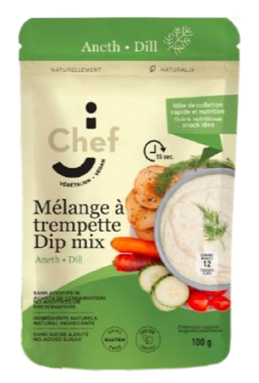 Mélange à trempette à saveur d'aneth
