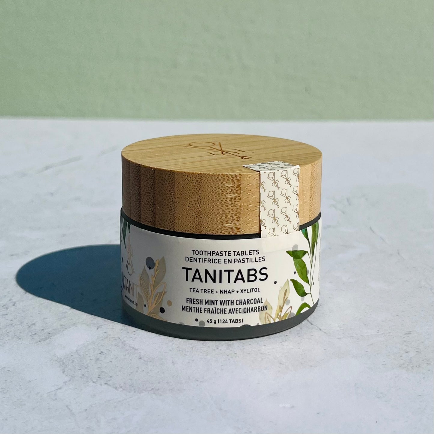 Dentifrice en pastilles - menthe fraiche + charbon actif