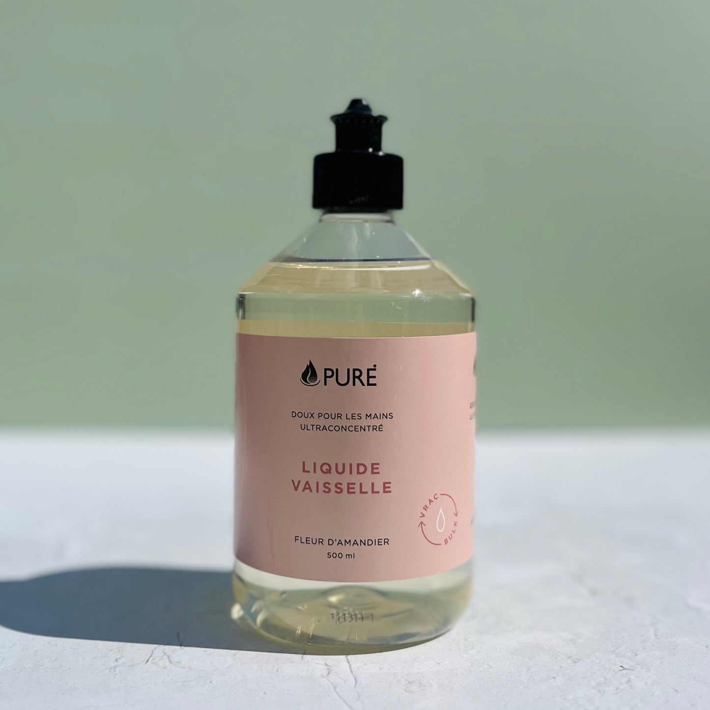 Liquide vaisselle et mains