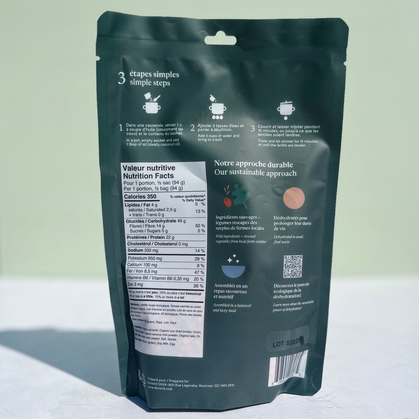 Repas Dunord (2 portions)