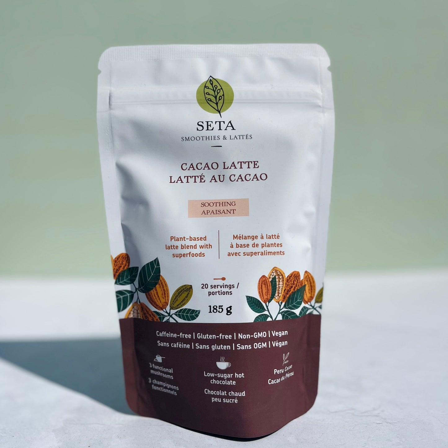 Latté au cacao