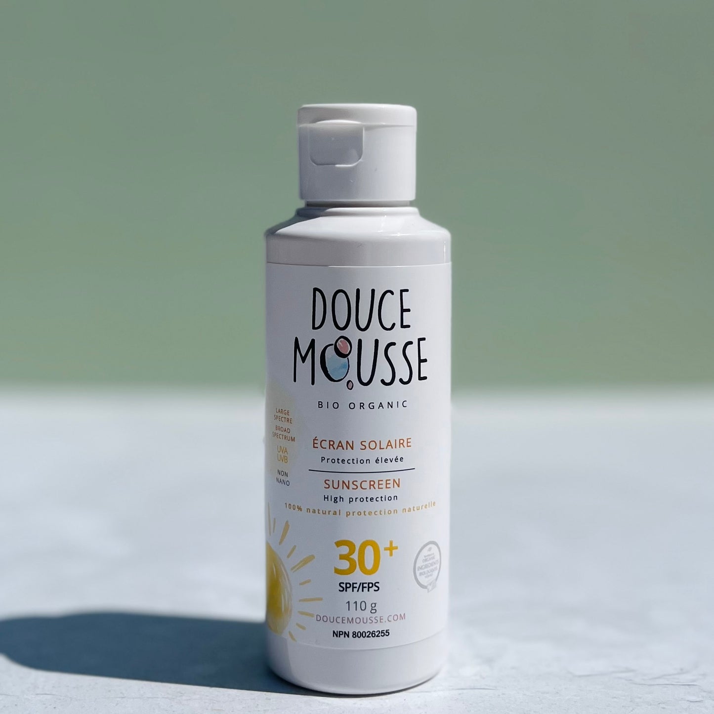 Écran solaire 100% naturel