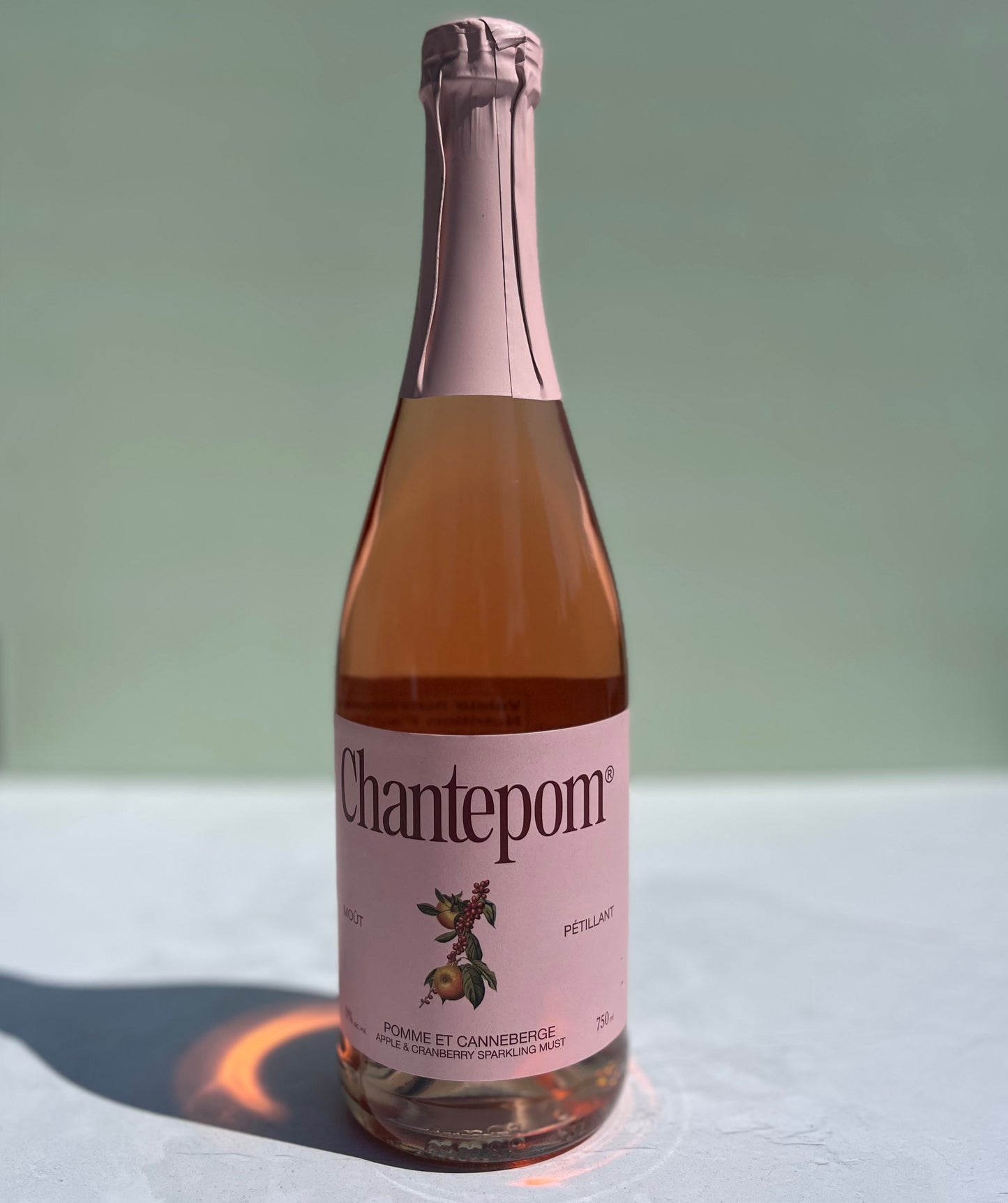 Moût de pomme et canneberge