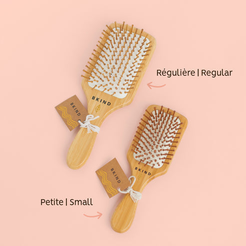 Brosse à cheveux en bambou biodégradable