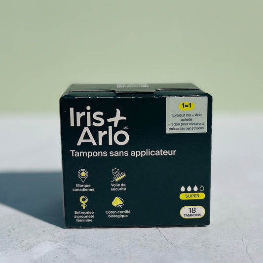 Tampons sans applicateur 100% coton biologique