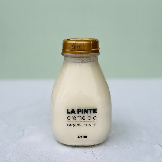 Crème biologique 473ml (Consigne 2$)