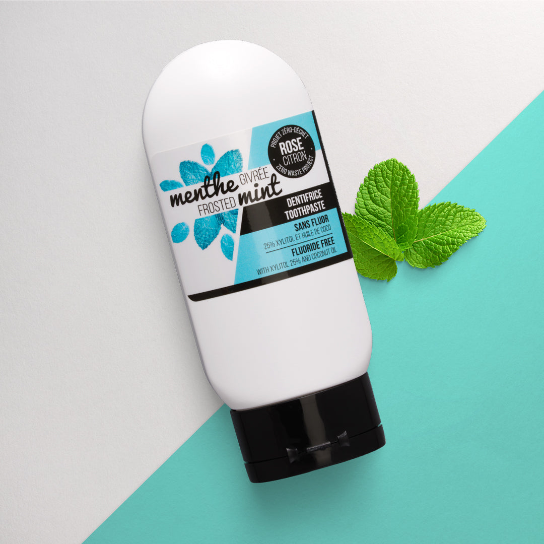 Dentifrice sans fluor en tube