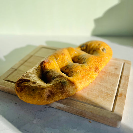 Fougasse olives et tomates