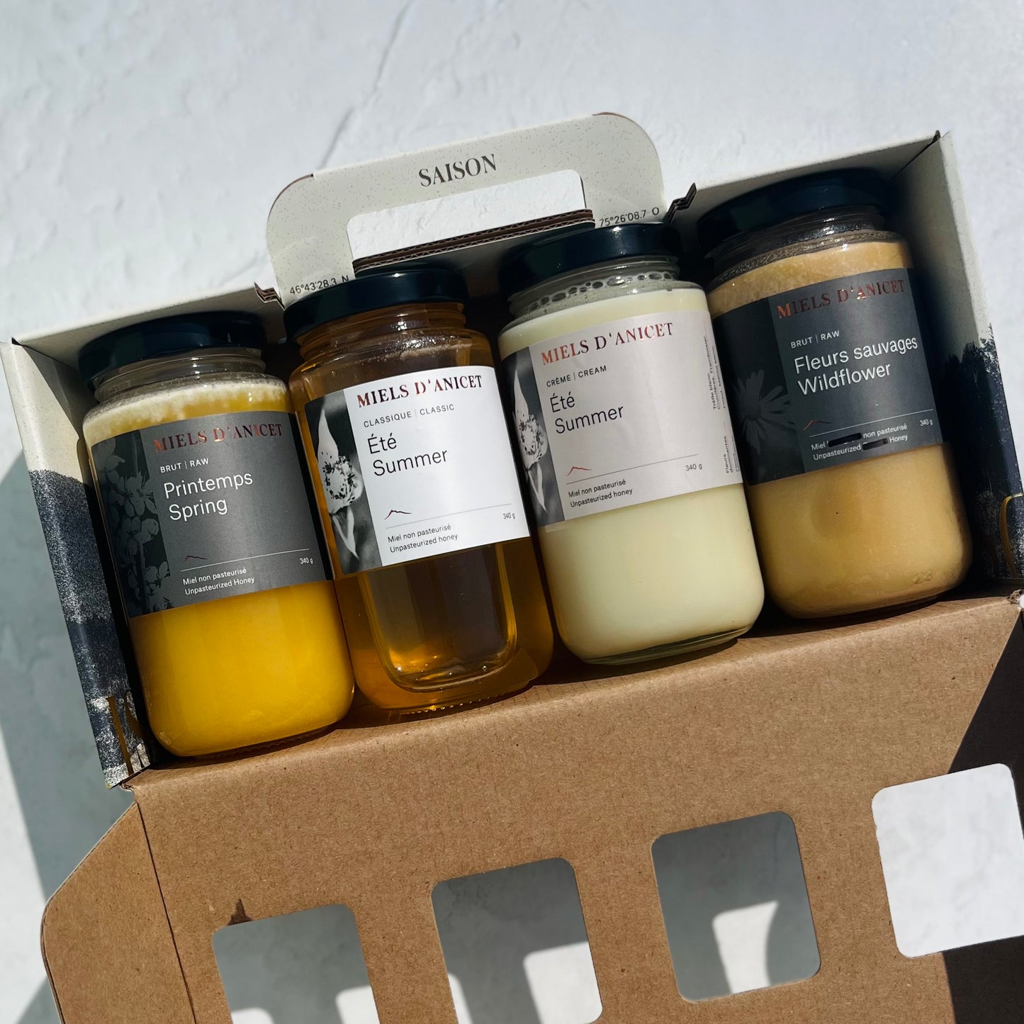 Miels d’Anicet Coffret SAISON