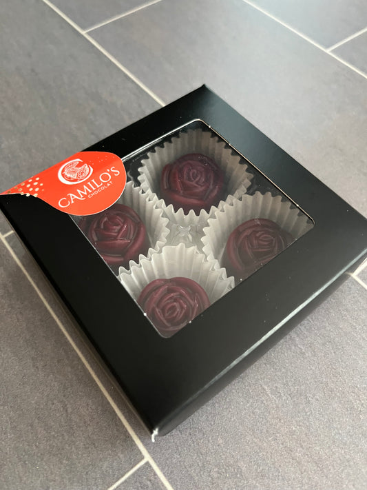 Boite de quatre chocolats artisanaux