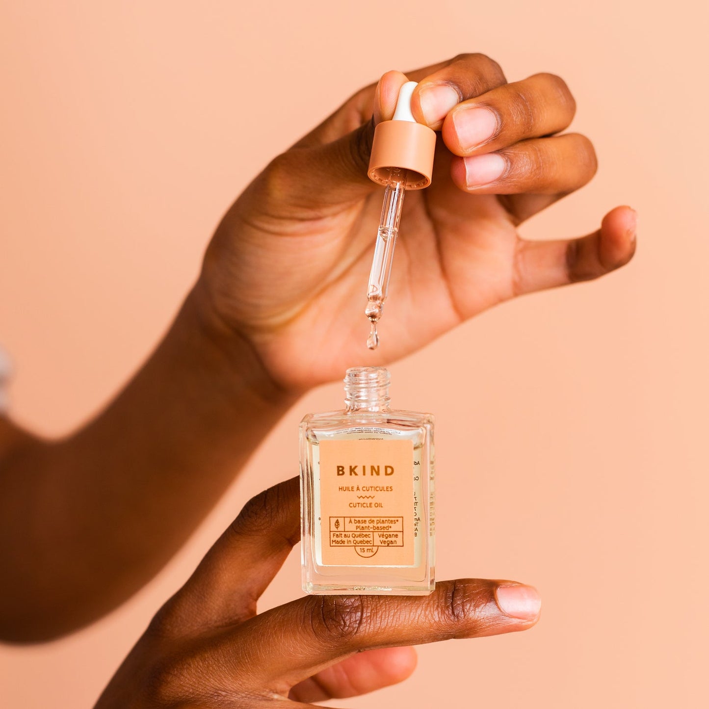 Huile à cuticules avec vitamine E et squalane