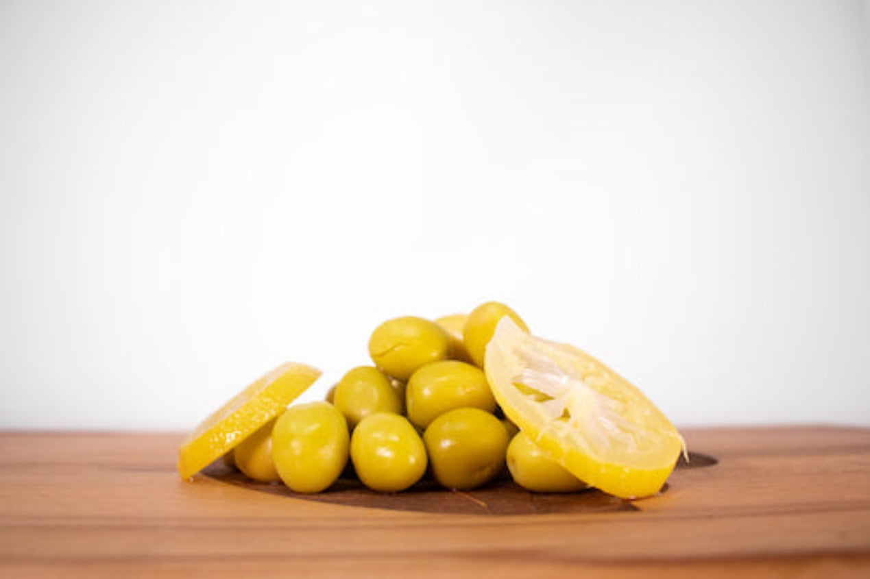 Olives vertes marinées - Vrac