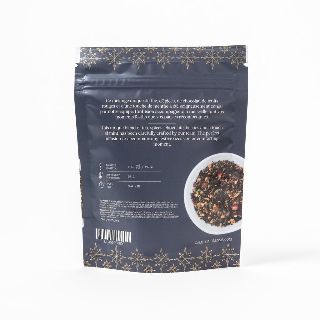 Nuit étoilée - Thé épicé au chocolat et fruits rouges (sac 65g)