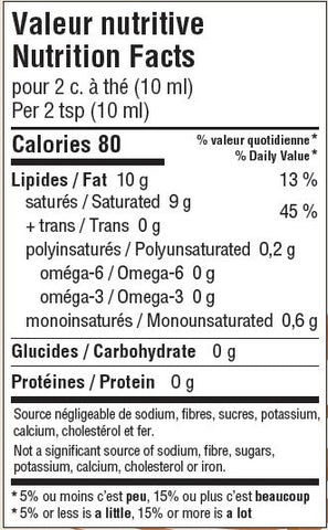 Huile de noix de coco vierge - Vrac