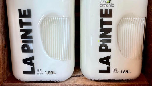 Lait biologique 1,89L 3,8% (Consigne 3,00$)