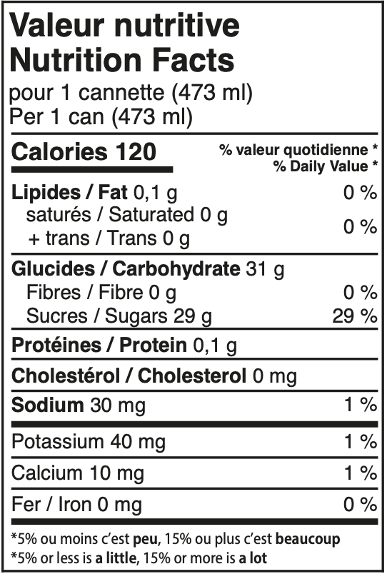 Limonade-citron à l'horizon (consigne de 0,10$)