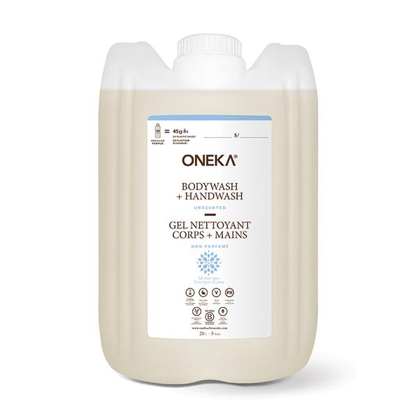 Gel nettoyant corps et mains Oneka - Vrac