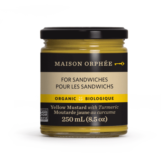 Moutarde jaune au curcuma Maison Orphée - Vrac