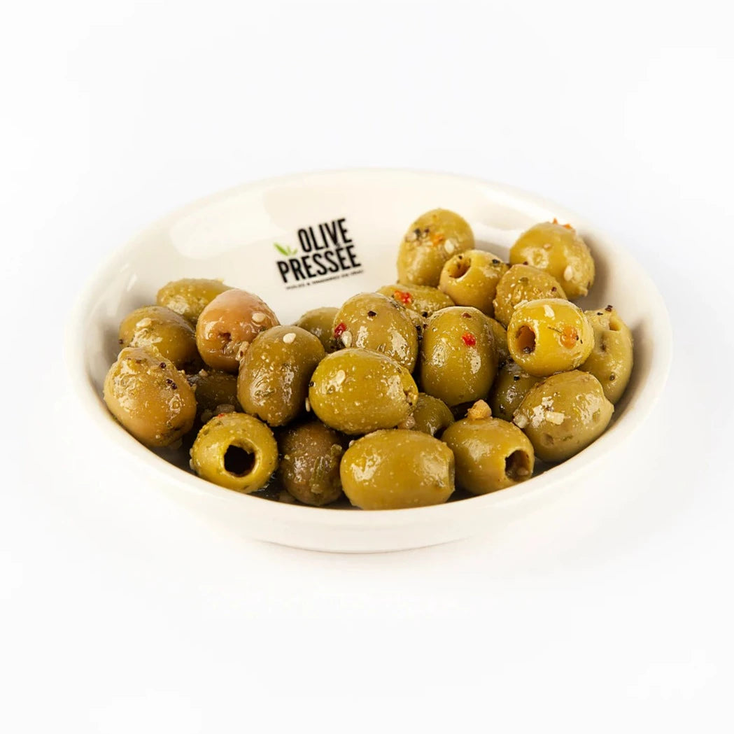 Olives vertes marinées - Vrac