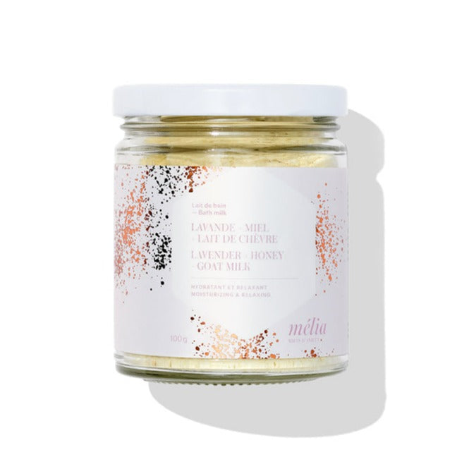 Lait de bain lavande, miel et lait de chèvre Mélia