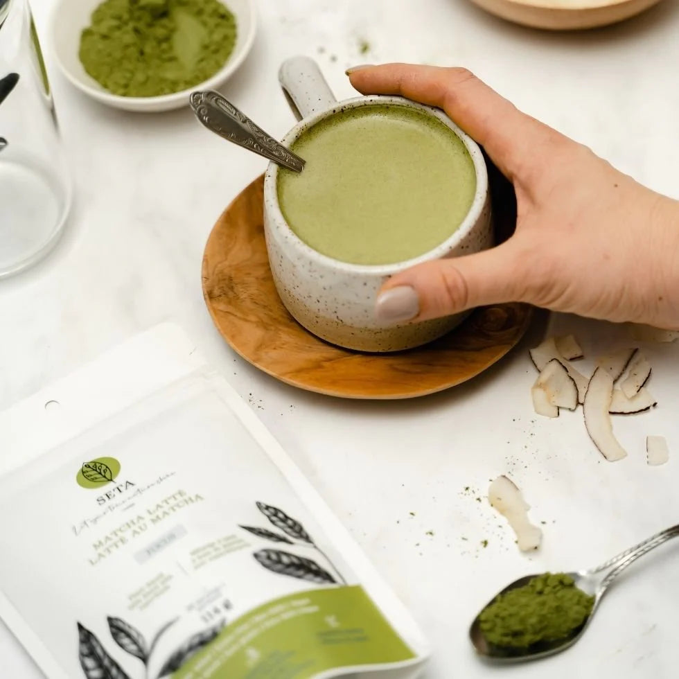 Latté au matcha