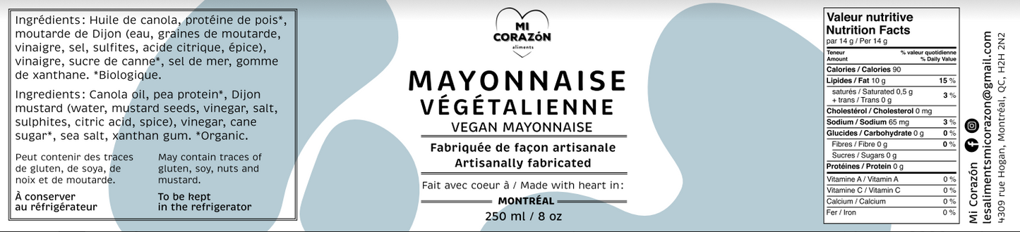 Mayonnaise végétalienne nature