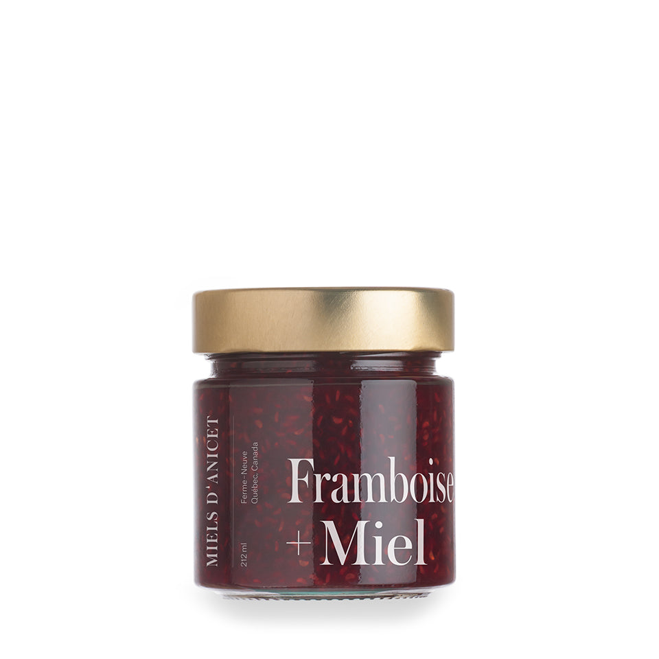 Confiture framboise et miel d’Anicet