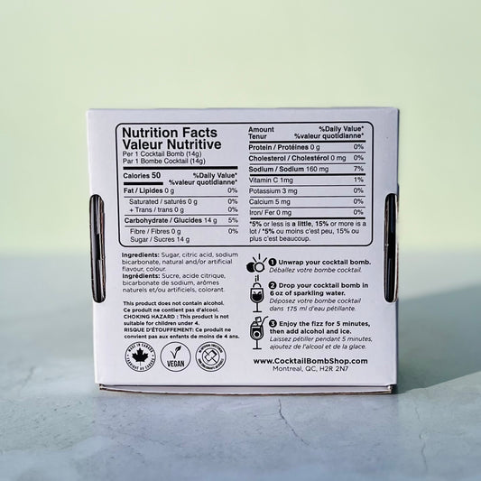 Bombes à cocktail - Les favoris du Père Noël (Boite de 4)