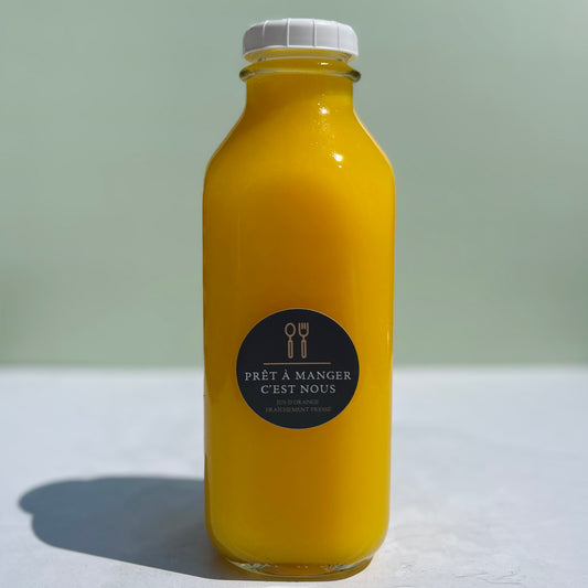Jus fraichement pressé 1L (Consigne 2,50$)