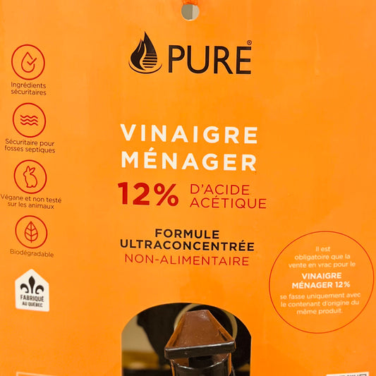 Vinaigre ménager 12% - Vrac
