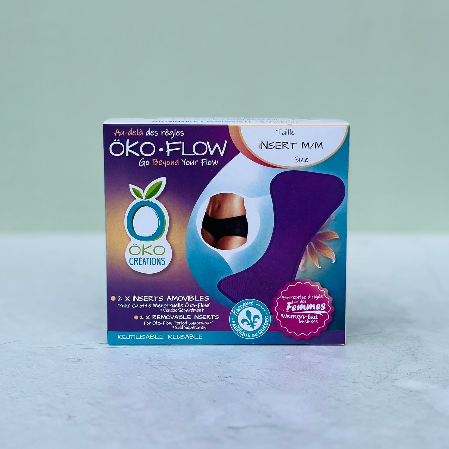 Öko-Flow - Culotte Menstruelle Lavable & Insertion