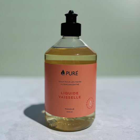 Liquide vaisselle et mains