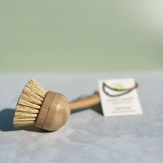 Brosse à vaisselle à tête interchangeable compostable