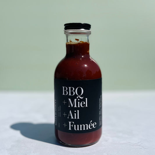 Sauce BBQ + Miel + Ail + Fumée