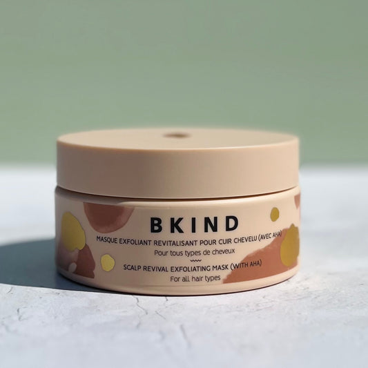Masque exfoliant revitalisant pour le cuir chevelu avec AAH Bkind - Soin réparateur