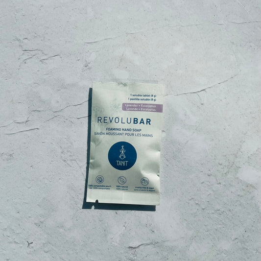 Savon à mains moussant en pastille