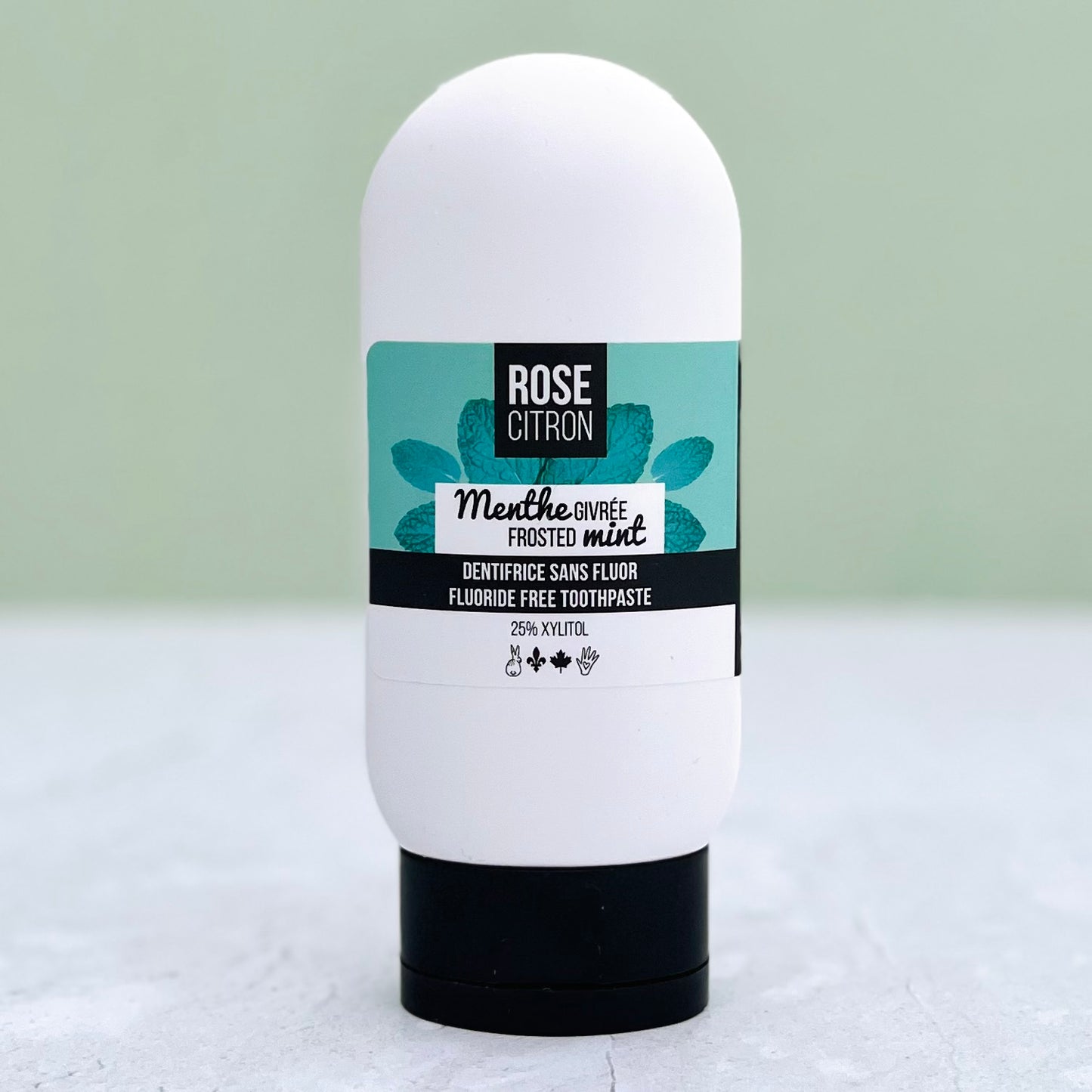 Dentifrice sans fluor en tube