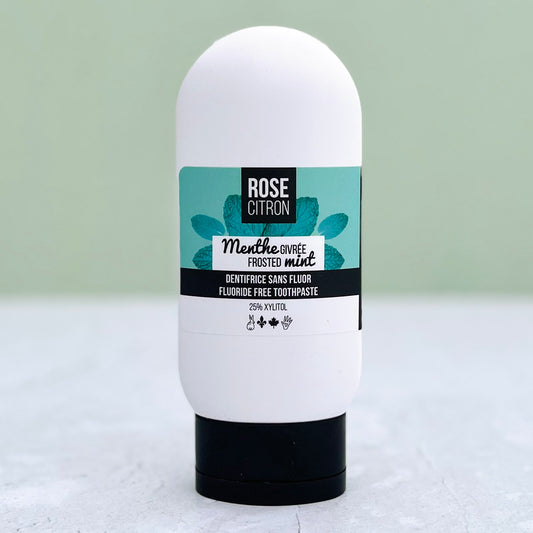 Dentifrice sans fluor en tube