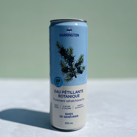 Eau de source pétillante - Baies de Genévrier