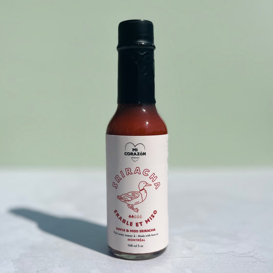Sauce piquante Sriracha Érable-Miso