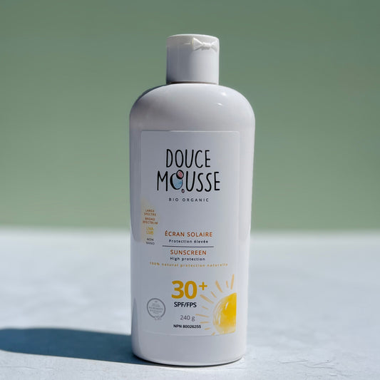 Écran solaire 100% naturel