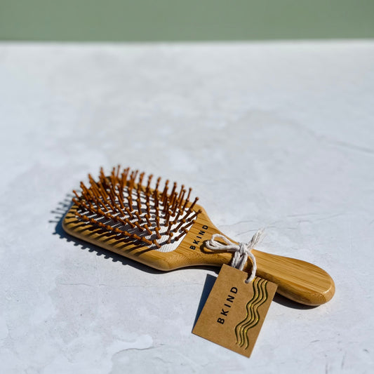 Brosse à cheveux en bambou biodégradable