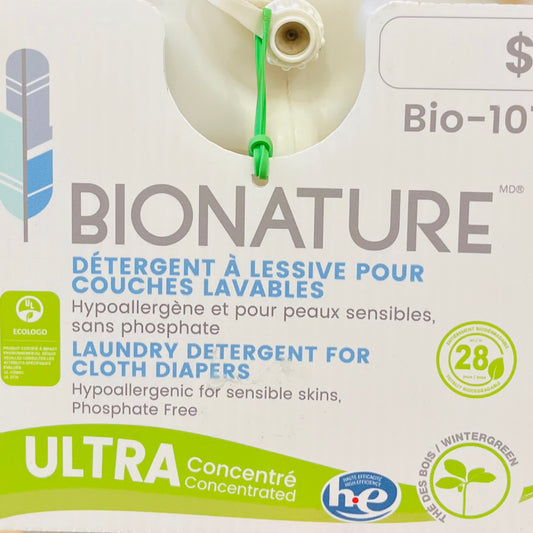 Détergent à lessive pour couches lavables Bionature - Vrac